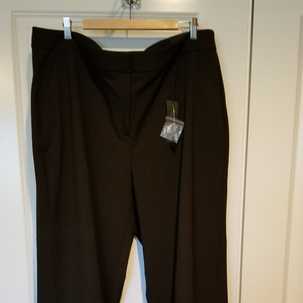 Lane Bryant 'Lena' Cuffed Trousers - black NWT!